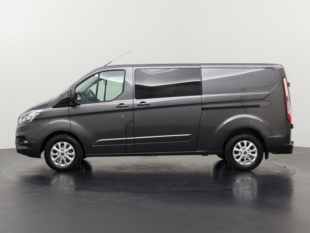 Ford Transit Custom 2.0TDCI 170PK Dubbele Cabine Limited | 2xSchuifdeur | 2800Kg Trekhaak | Navigatie | Multimedia | Airco | Cruise 12