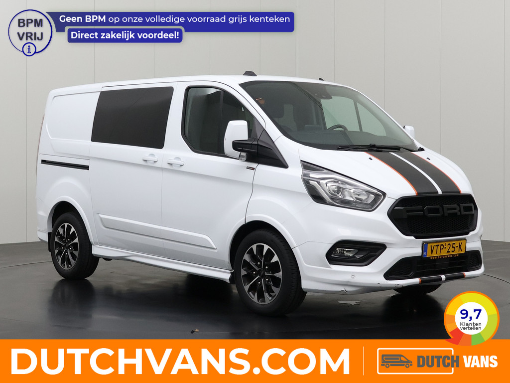 Ford Transit Custom 2.0TDCI 170PK Sport Automaat Dubbele Cabine | 2xSchuifdeur | Leder | Navigatie | Camera | Trekhaak