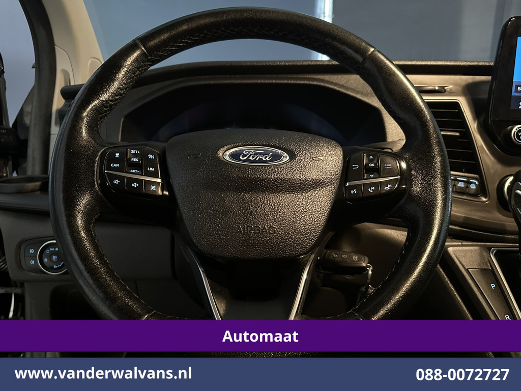 Ford Transit Custom 2.0 TDCI 170pk Automaat L2H1 Euro6 Airco | Adaptieve Cruisecontrol | Navigatie | Apple Carplay parkeersensoren, stoelverwarming, trekhaak, LED 7