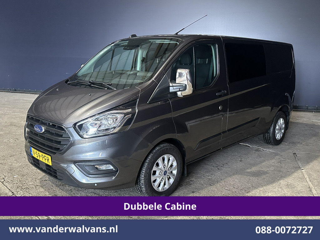 Ford Transit Custom 2.0 TDCI 170pk L2H1 Dubbele Cabine Euro6 Airco | 5-Zits | Camera | LED | Cruisecontrol | 2800kg Trekhaak Stoelverwarming, Verwarmde voorruit, Parkeersensoren 10
