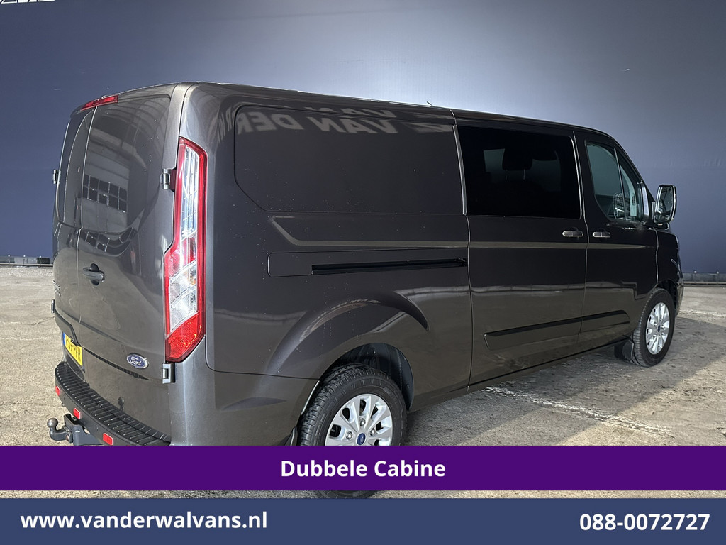 Ford Transit Custom 2.0 TDCI 170pk L2H1 Dubbele Cabine Euro6 Airco | 5-Zits | Camera | LED | Cruisecontrol | 2800kg Trekhaak Stoelverwarming, Verwarmde voorruit, Parkeersensoren 12