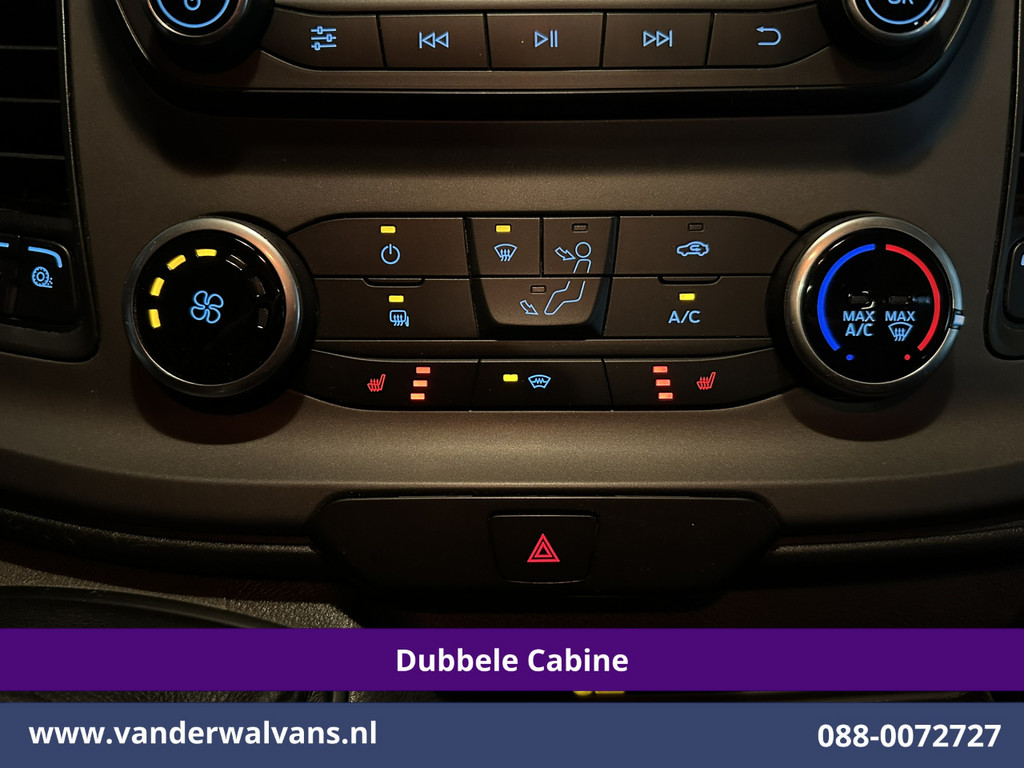 Ford Transit Custom 2.0 TDCI 170pk L2H1 Dubbele Cabine Euro6 Airco | 5-Zits | Camera | LED | Cruisecontrol | 2800kg Trekhaak Stoelverwarming, Verwarmde voorruit, Parkeersensoren 7