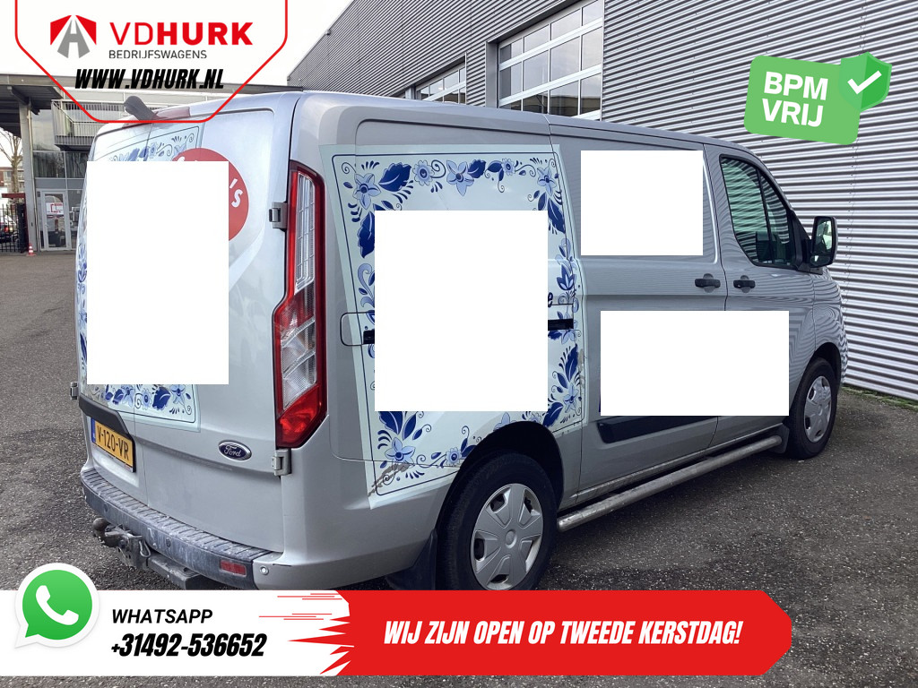 Ford Transit Custom 2.0 TDCI EXPORT NL Auto/ 3 Pers./ Airco/ Cruise/ Sidebars/ PDC/ Trekhaak 9