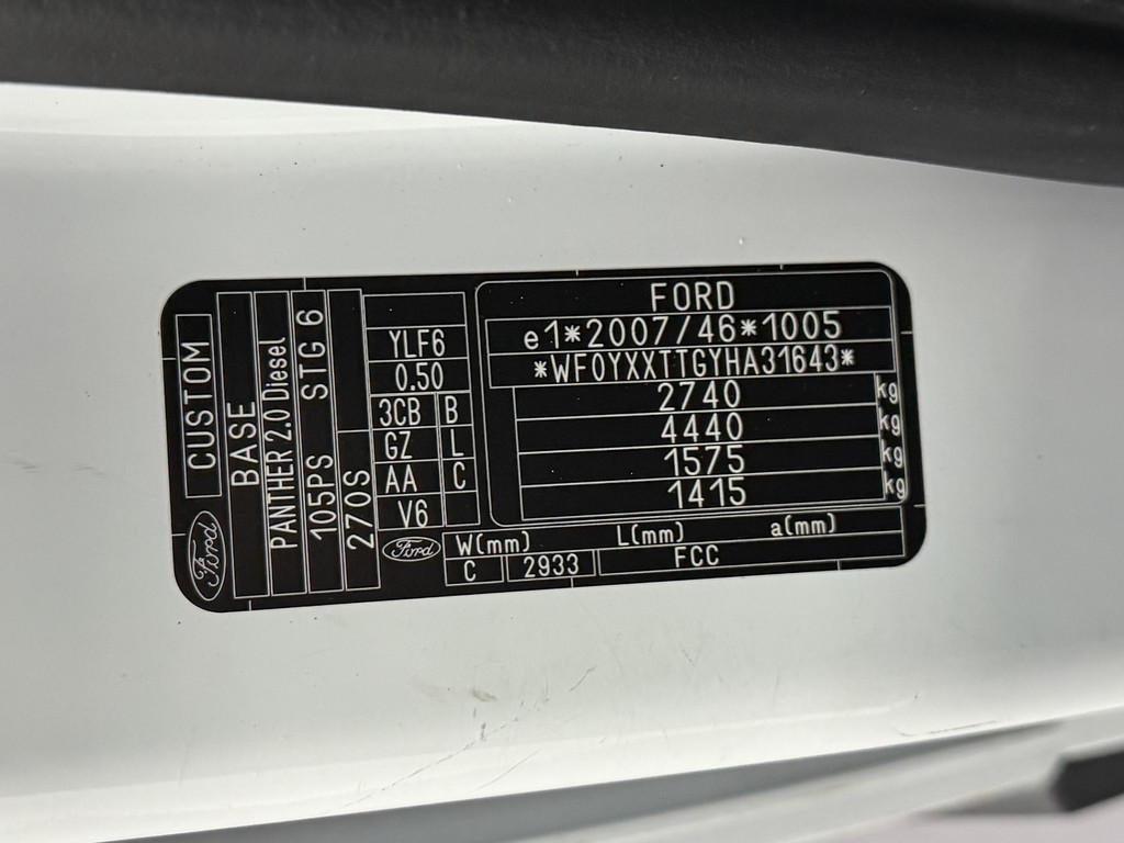 Ford Transit Custom 2.0 TDCI Imperiaal | Trekhaak | Euro 6 | Airco | Cruise | 3-Zits 21