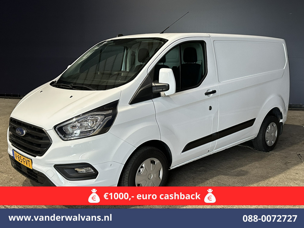 Ford Transit Custom 2.0 TDCI L1H1 Euro6 Airco | Camera | LED | Cruisecontrol | Parkeersensoren Bijrijdersbank, 2500kg trekvermogen 11
