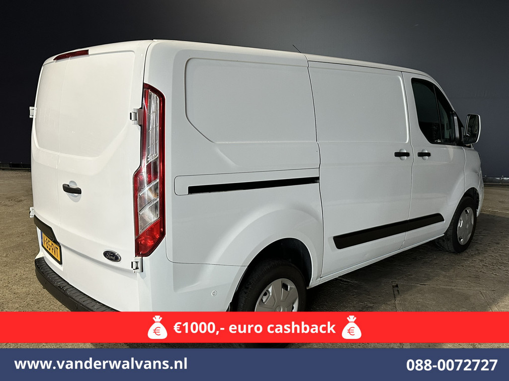 Ford Transit Custom 2.0 TDCI L1H1 Euro6 Airco | Camera | LED | Cruisecontrol | Parkeersensoren Bijrijdersbank, 2500kg trekvermogen 13