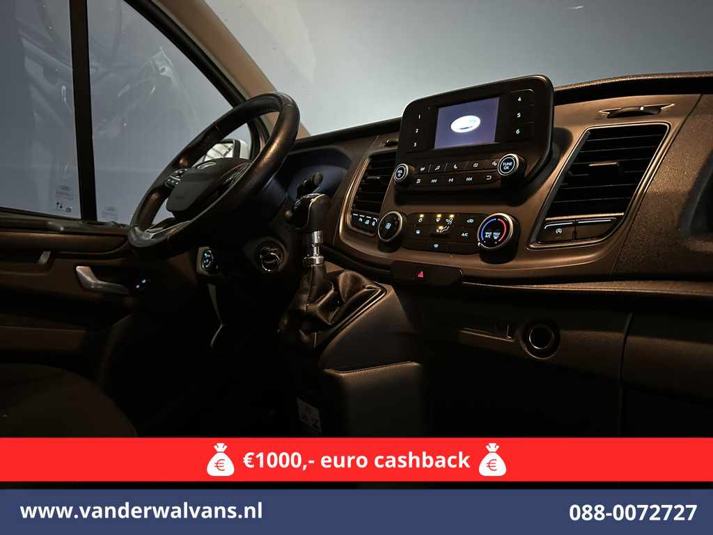 Ford Transit Custom 2.0 TDCI L1H1 Euro6 Airco | Camera | LED | Cruisecontrol | Parkeersensoren Bijrijdersbank, 2500kg trekvermogen 15