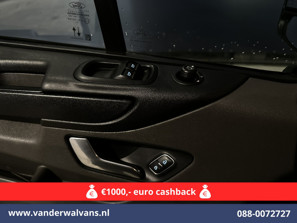 Ford Transit Custom 2.0 TDCI L1H1 Euro6 Airco | Camera | LED | Cruisecontrol | Parkeersensoren Bijrijdersbank, 2500kg trekvermogen 17