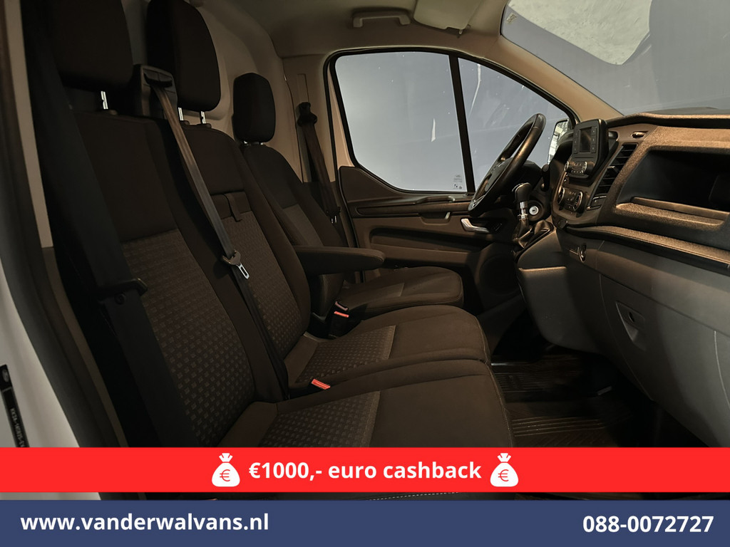 Ford Transit Custom 2.0 TDCI L1H1 Euro6 Airco | Camera | LED | Cruisecontrol | Parkeersensoren Bijrijdersbank, 2500kg trekvermogen 8