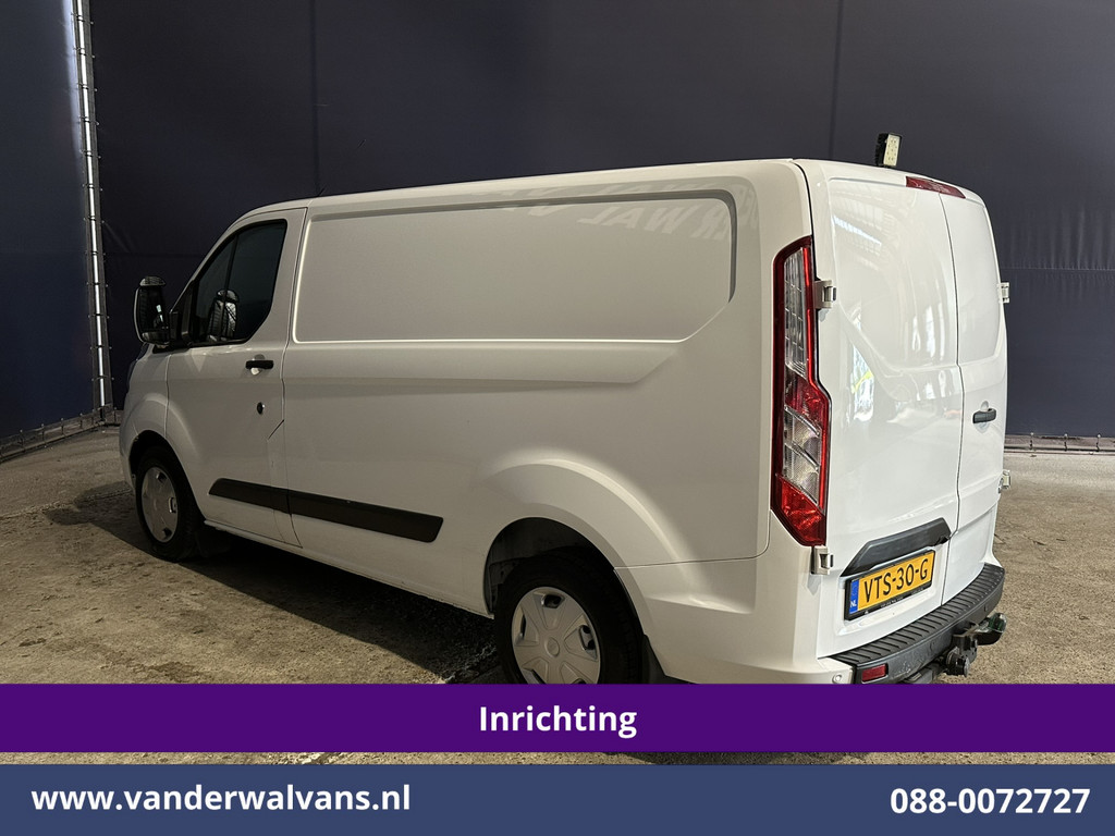 Ford Transit Custom 2.0 TDCI L1H1 Inrichting Euro6 Airco | Camera | LED | Cruisecontrol | Stoelverwarming | 2500kg Trekhaak Verwarmde voorruit, Parkeersensoren, Bijrijdersbank 12