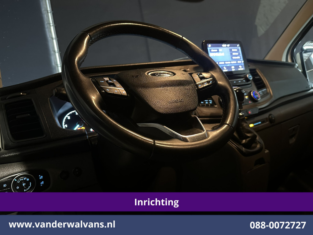 Ford Transit Custom 2.0 TDCI L1H1 Inrichting Euro6 Airco | Camera | LED | Cruisecontrol | Stoelverwarming | 2500kg Trekhaak Verwarmde voorruit, Parkeersensoren, Bijrijdersbank 15