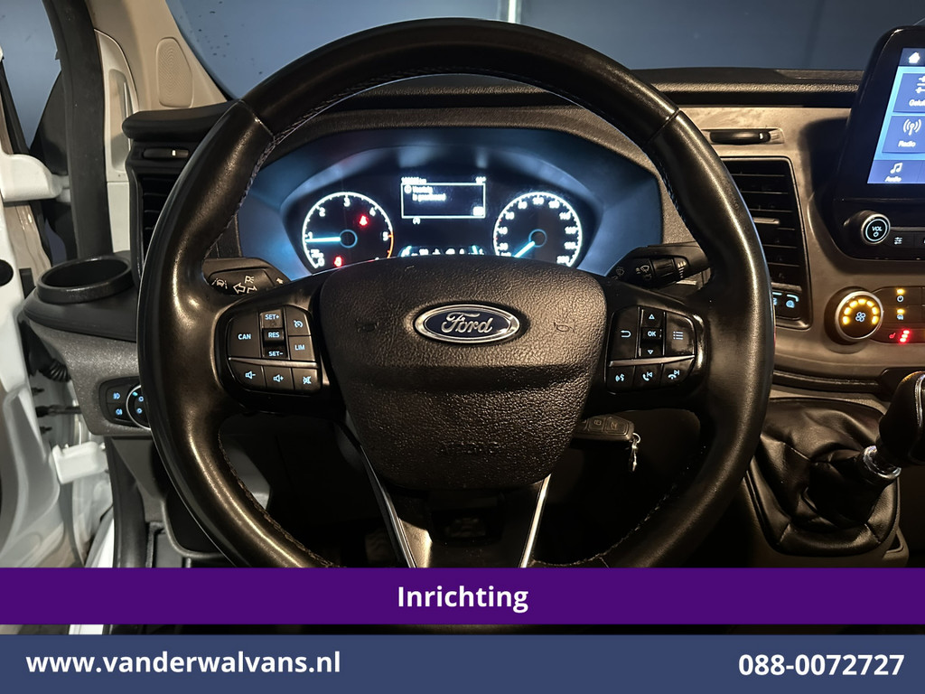 Ford Transit Custom 2.0 TDCI L1H1 Inrichting Euro6 Airco | Camera | LED | Cruisecontrol | Stoelverwarming | 2500kg Trekhaak Verwarmde voorruit, Parkeersensoren, Bijrijdersbank 6