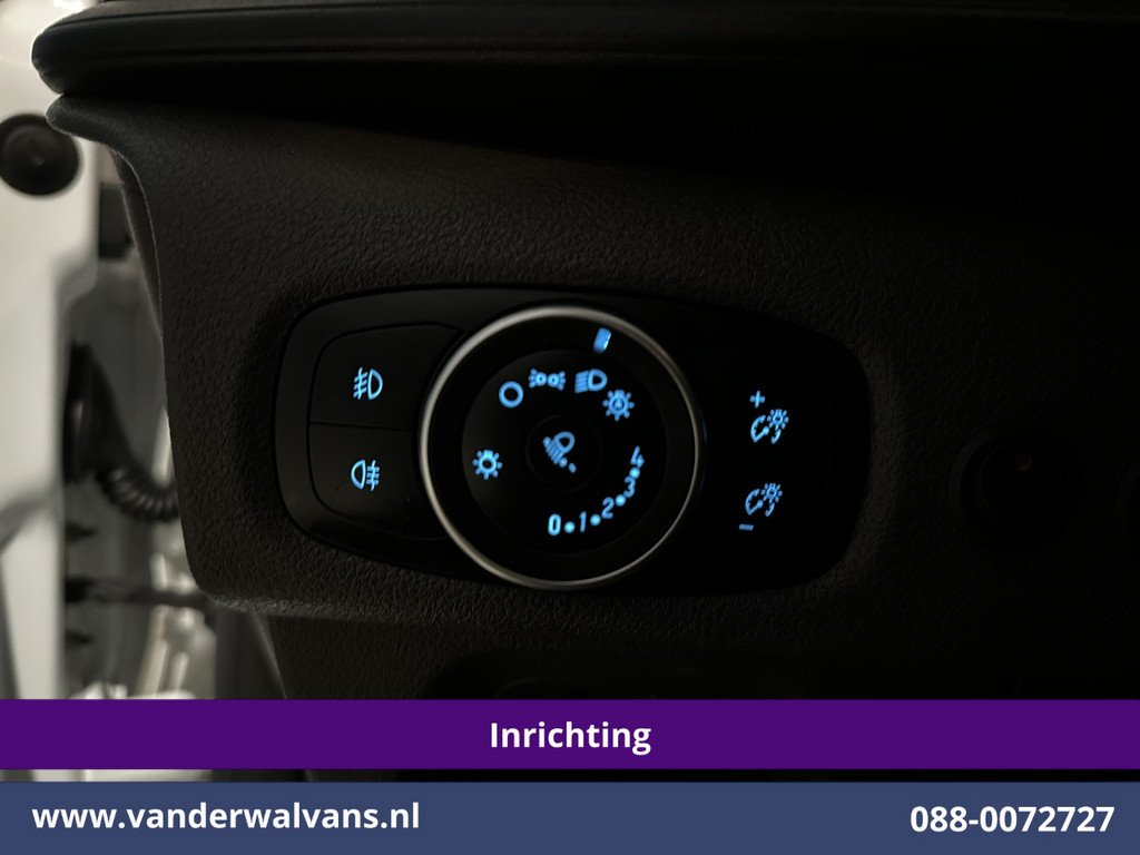 Ford Transit Custom 2.0 TDCI L1H1 Inrichting Euro6 Airco | Camera | Omvormer | LED | Cruisecontrol | Android Auto Stoelverwarming, Verwarmde voorruit, Parkeersensoren, Bijrijdersbank, 2500kg Trekhaak 20
