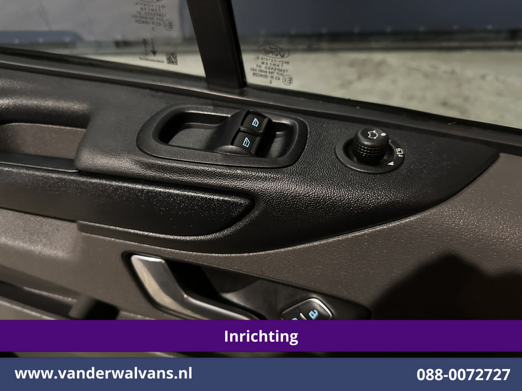 Ford Transit Custom 2.0 TDCI L1H1 Inrichting Euro6 Airco | Camera | Omvormer | LED | Cruisecontrol | Android Auto Stoelverwarming, Verwarmde voorruit, Parkeersensoren, Bijrijdersbank, 2500kg Trekhaak 21
