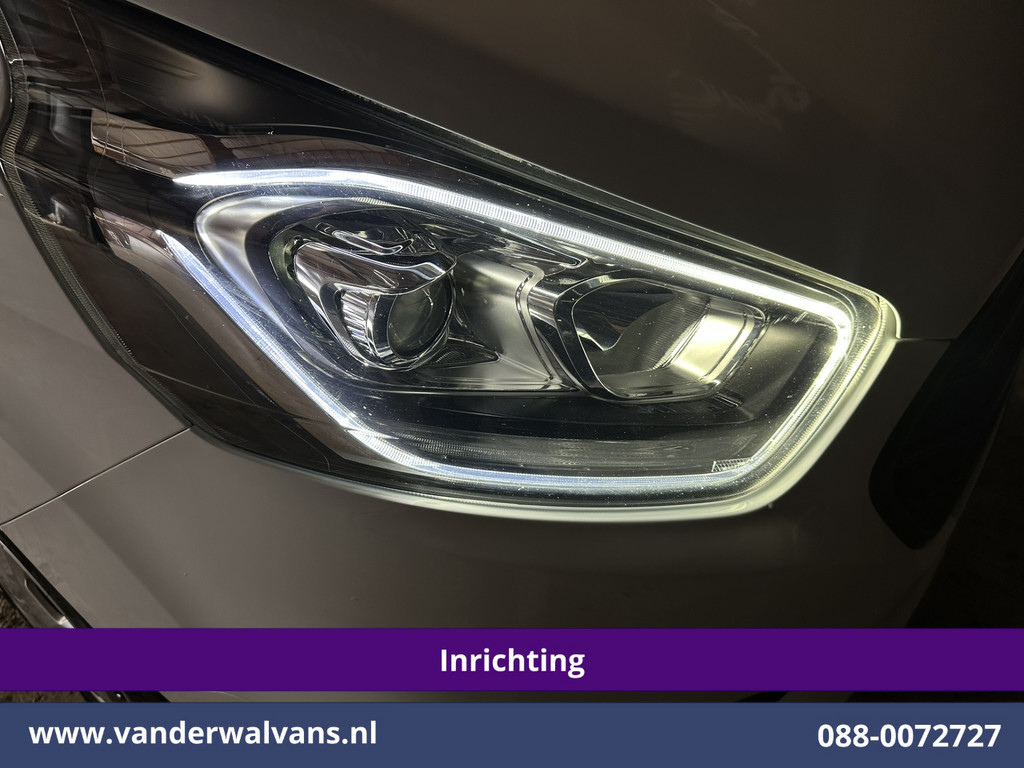 Ford Transit Custom 2.0 TDCI L1H1 Inrichting Euro6 Airco | Camera | Omvormer | LED | Cruisecontrol | Android Auto Stoelverwarming, Verwarmde voorruit, Parkeersensoren, Bijrijdersbank, 2500kg Trekhaak 5