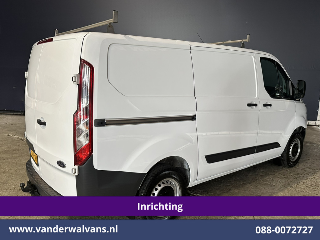 Ford Transit Custom 2.0 TDCI L1H1 Inrichting Euro6 Airco | Trekhaak | Dakdragers Bijrijdersbank 11