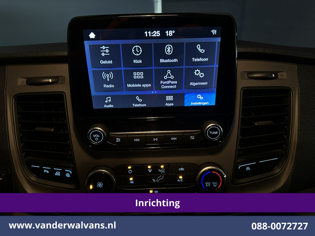 Ford Transit Custom 2.0 TDCI L1H1 inrichting Euro6 Airco | Camera | Apple Carplay | Android Auto | LED 2500kg Trekhaak, Cruiscontrol, Verwarmde Voorruit, Bijrijdersbank, Parkeersensoren 15