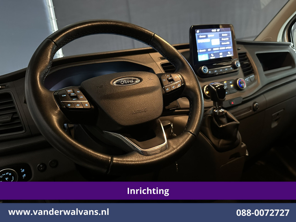 Ford Transit Custom 2.0 TDCI L1H1 inrichting Euro6 Airco | Camera | Apple Carplay | Android Auto | LED 2500kg Trekhaak, Cruiscontrol, Verwarmde Voorruit, Bijrijdersbank, Parkeersensoren 17