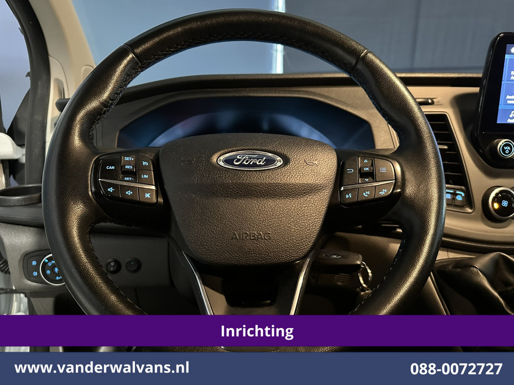 Ford Transit Custom 2.0 TDCI L1H1 inrichting Euro6 Airco | Camera | Apple Carplay | Android Auto | LED 2500kg Trekhaak, Cruiscontrol, Verwarmde Voorruit, Bijrijdersbank, Parkeersensoren 7