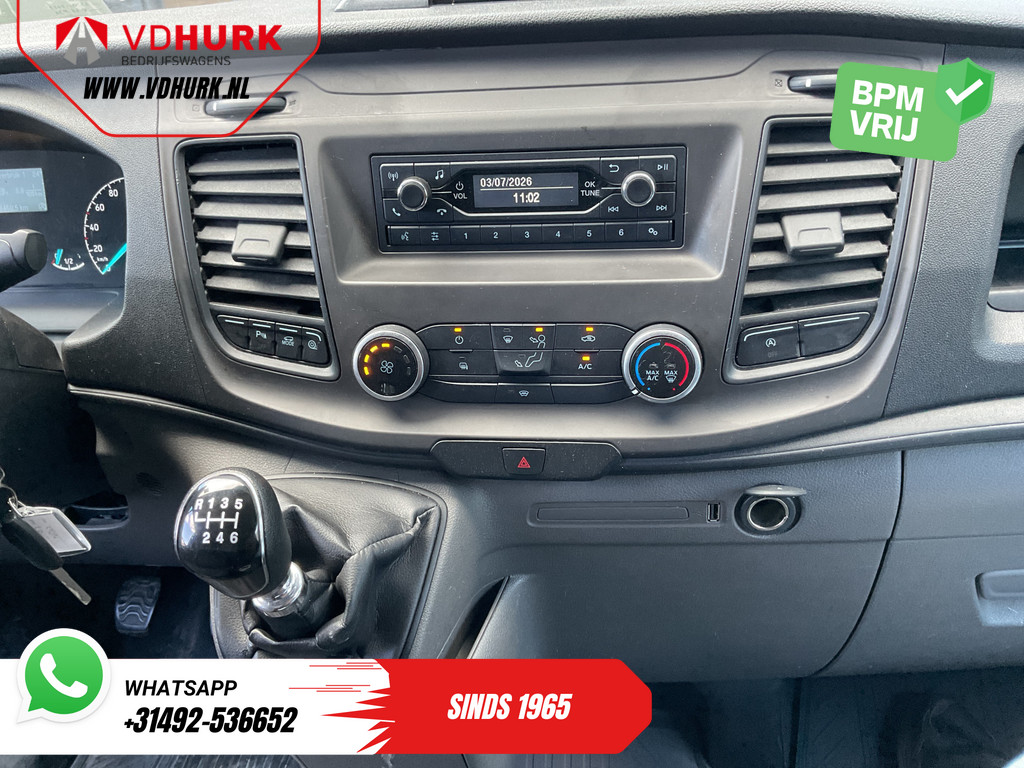 Ford Transit Custom 2.0 TDCI L2 130 pk Trend 2.8t Trekverm./ Cruise/ PDC V+A/ DAB/ Airco 13
