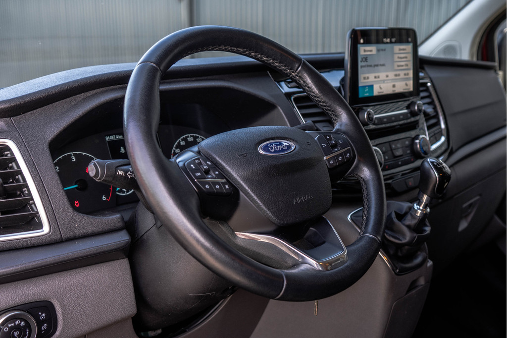 Ford Transit Custom 2.0 TDCI L2H1 | 170PK | Trail | DC 5-Persoons | Camera | Carplay | Lederen interieur 12