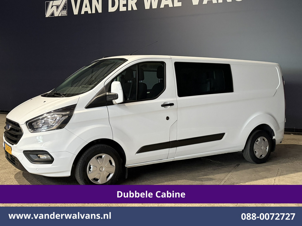 Ford Transit Custom 2.0 TDCI L2H1 Dubbele Cabine Inrichting Euro6 Airco | 6-Zits | Camera | LED | Apple Carplay | 2750kg Trekhaak Android Auto, Cruisecontrol, Verwarmde voorruit, Parkeersensoren 10