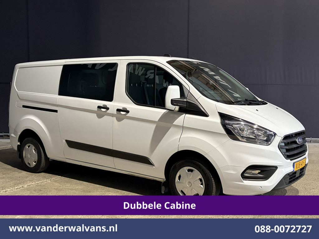 Ford Transit Custom 2.0 TDCI L2H1 Dubbele Cabine Inrichting Euro6 Airco | 6-Zits | Camera | LED | Apple Carplay | 2750kg Trekhaak Android Auto, Cruisecontrol, Verwarmde voorruit, Parkeersensoren 11