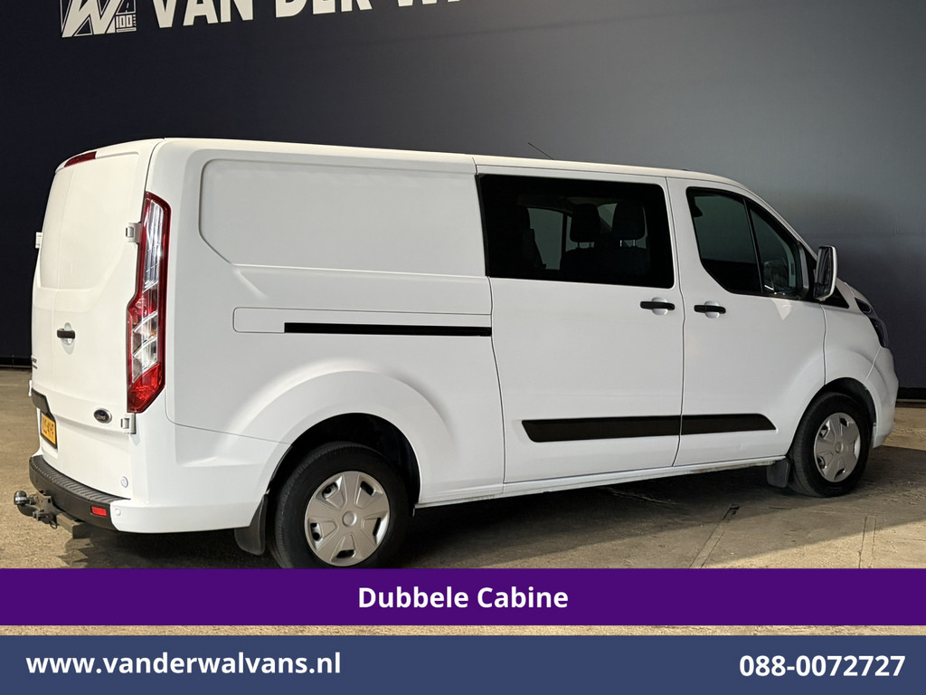 Ford Transit Custom 2.0 TDCI L2H1 Dubbele Cabine Inrichting Euro6 Airco | 6-Zits | Camera | LED | Apple Carplay | 2750kg Trekhaak Android Auto, Cruisecontrol, Verwarmde voorruit, Parkeersensoren 13