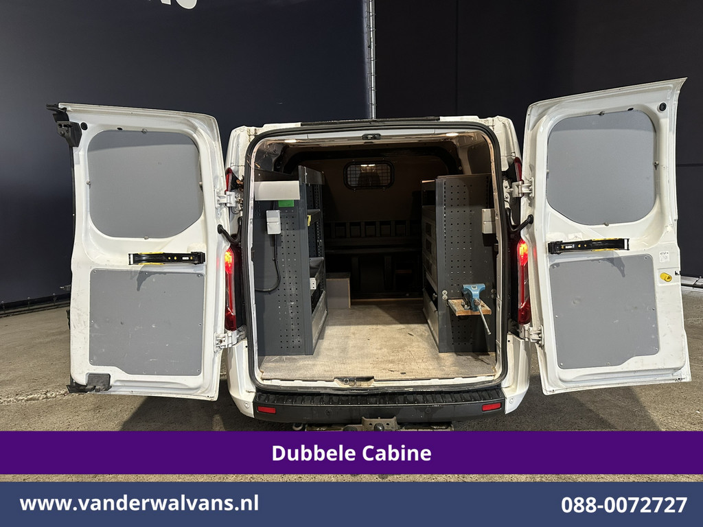 Ford Transit Custom 2.0 TDCI L2H1 Dubbele Cabine Inrichting Euro6 Airco | 6-Zits | Camera | LED | Apple Carplay | 2750kg Trekhaak Android Auto, Cruisecontrol, Verwarmde voorruit, Parkeersensoren 14