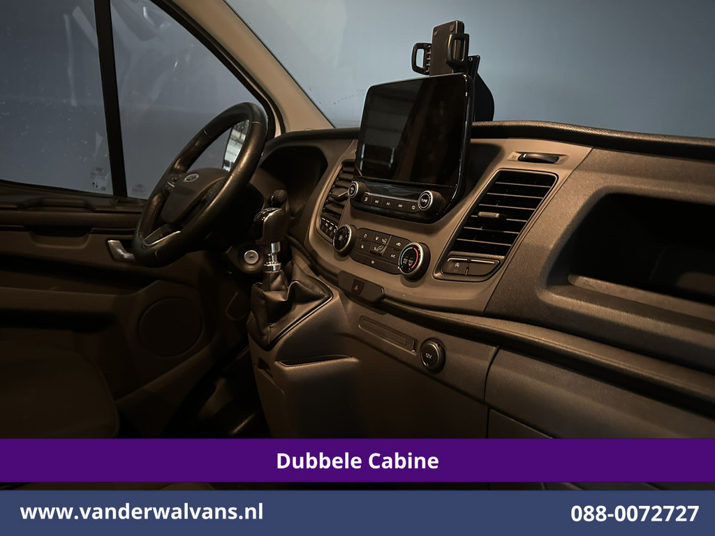 Ford Transit Custom 2.0 TDCI L2H1 Dubbele Cabine Inrichting Euro6 Airco | 6-Zits | Camera | LED | Apple Carplay | 2750kg Trekhaak Android Auto, Cruisecontrol, Verwarmde voorruit, Parkeersensoren 17