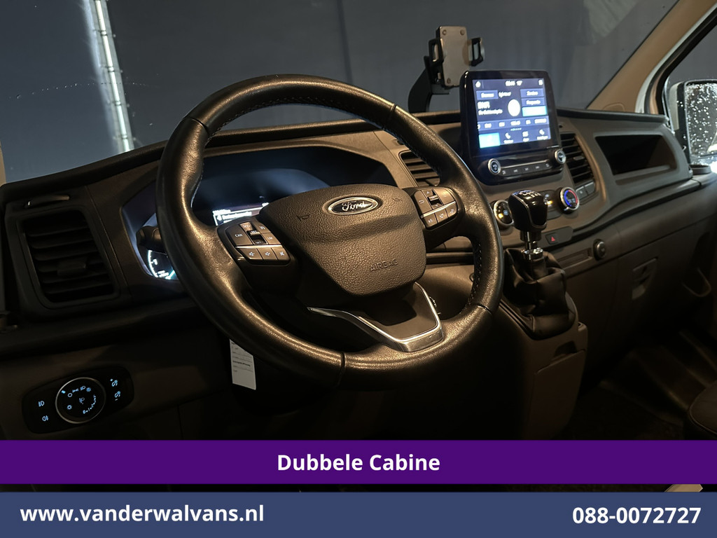 Ford Transit Custom 2.0 TDCI L2H1 Dubbele Cabine Inrichting Euro6 Airco | 6-Zits | Camera | LED | Apple Carplay | 2750kg Trekhaak Android Auto, Cruisecontrol, Verwarmde voorruit, Parkeersensoren 18