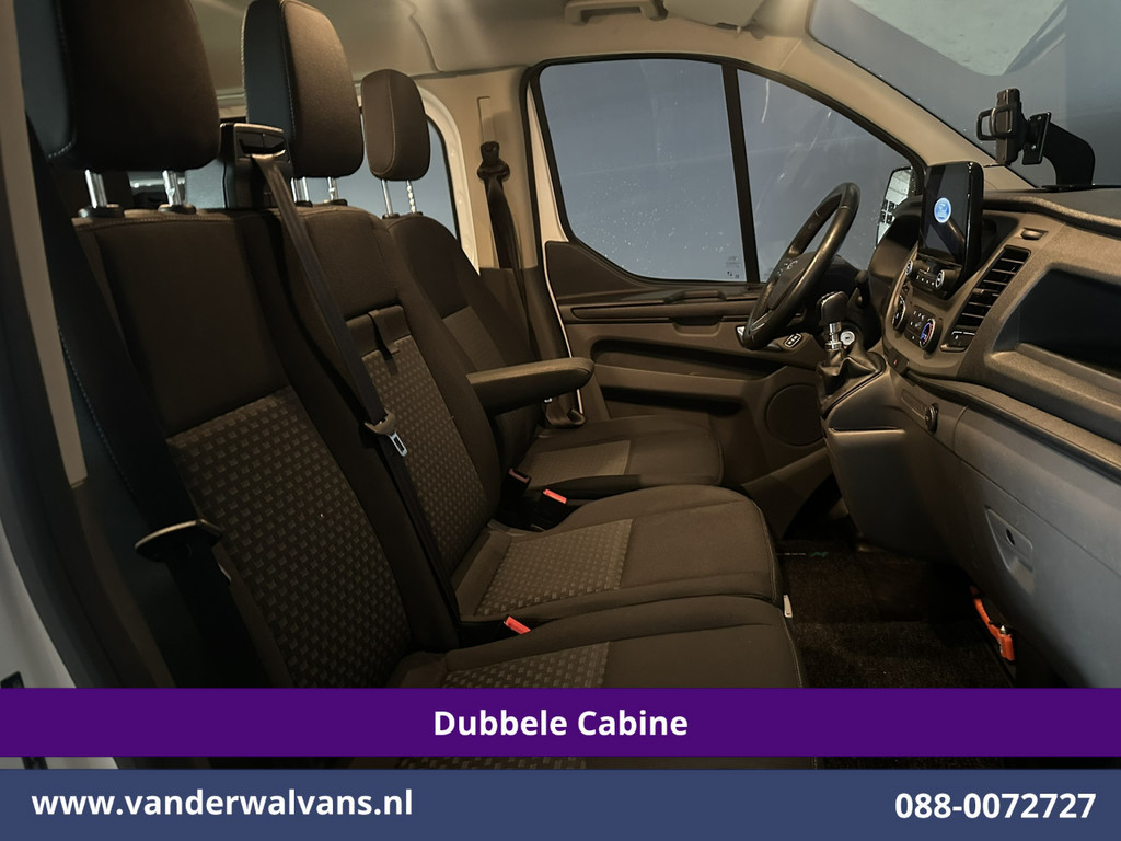 Ford Transit Custom 2.0 TDCI L2H1 Dubbele Cabine Inrichting Euro6 Airco | 6-Zits | Camera | LED | Apple Carplay | 2750kg Trekhaak Android Auto, Cruisecontrol, Verwarmde voorruit, Parkeersensoren 9