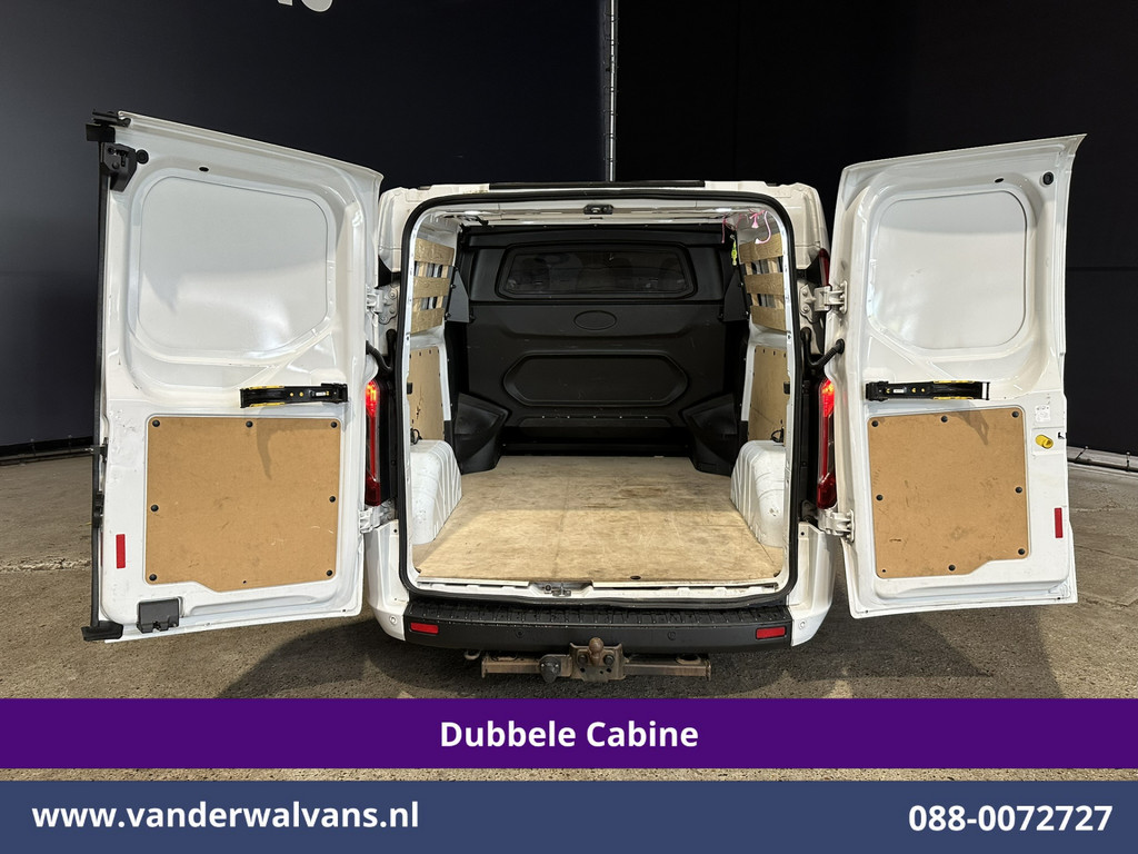 Ford Transit Custom 2.0 TDCI L2H1 Dubbele cabine Euro6 Airco | 6-Zits | Camera | Navigatie | Trekhaak LED, Cruiscontrol, Verwarmde Voorruit, Parkeersensoren, dakdragers 14