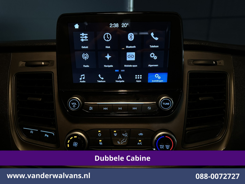 Ford Transit Custom 2.0 TDCI L2H1 Dubbele cabine Euro6 Airco | 6-Zits | Camera | Navigatie | Trekhaak LED, Cruiscontrol, Verwarmde Voorruit, Parkeersensoren, dakdragers 15