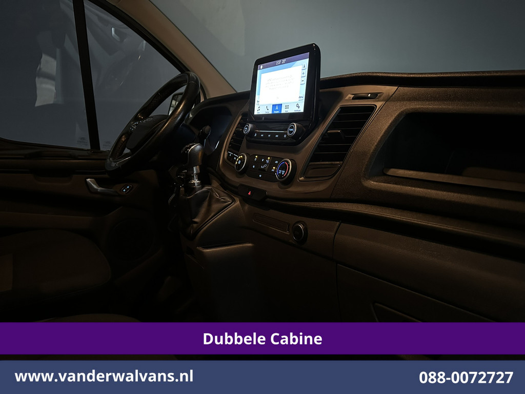Ford Transit Custom 2.0 TDCI L2H1 Dubbele cabine Euro6 Airco | 6-Zits | Camera | Navigatie | Trekhaak LED, Cruiscontrol, Verwarmde Voorruit, Parkeersensoren, dakdragers 16