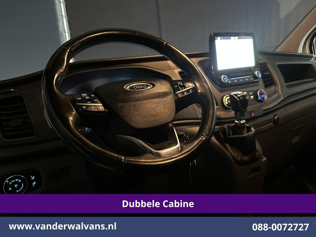 Ford Transit Custom 2.0 TDCI L2H1 Dubbele cabine Euro6 Airco | 6-Zits | Camera | Navigatie | Trekhaak LED, Cruiscontrol, Verwarmde Voorruit, Parkeersensoren, dakdragers 17