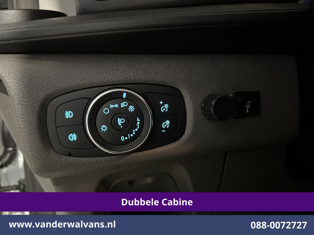 Ford Transit Custom 2.0 TDCI L2H1 Dubbele cabine Euro6 Airco | 6-Zits | Camera | Navigatie | Trekhaak LED, Cruiscontrol, Verwarmde Voorruit, Parkeersensoren, dakdragers 18