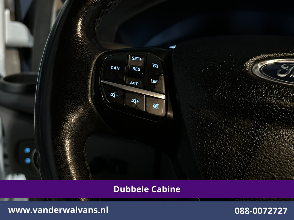 Ford Transit Custom 2.0 TDCI L2H1 Dubbele cabine Euro6 Airco | 6-Zits | Camera | Navigatie | Trekhaak LED, Cruiscontrol, Verwarmde Voorruit, Parkeersensoren, dakdragers 7