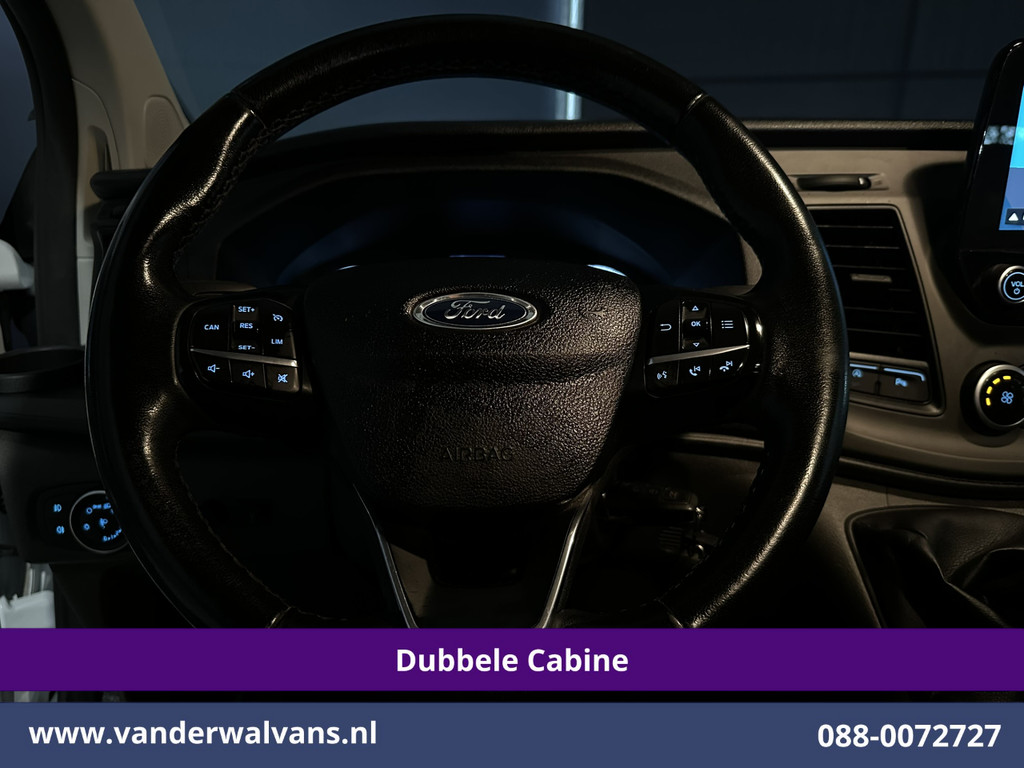Ford Transit Custom 2.0 TDCI L2H1 Dubbele cabine Euro6 Airco | 6-Zits | Camera | Navigatie | Trekhaak LED, Cruiscontrol, Verwarmde Voorruit, Parkeersensoren, dakdragers 8