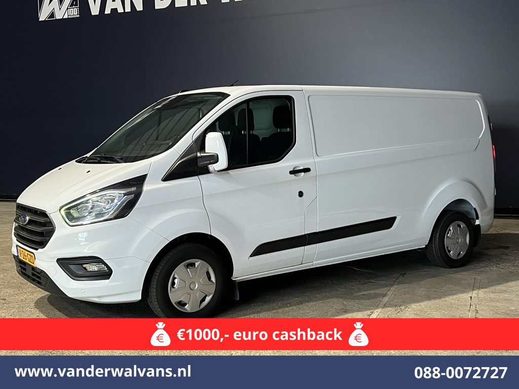 Ford Transit Custom 2.0 TDCI L2H1 Euro6 # Airco | Camera | Apple Carplay | Android Auto | LED | Cruisecontrol Parkeersensoren, verwarmde voorruit, Bijrijdersbank, 2800kg trekvermogen 11