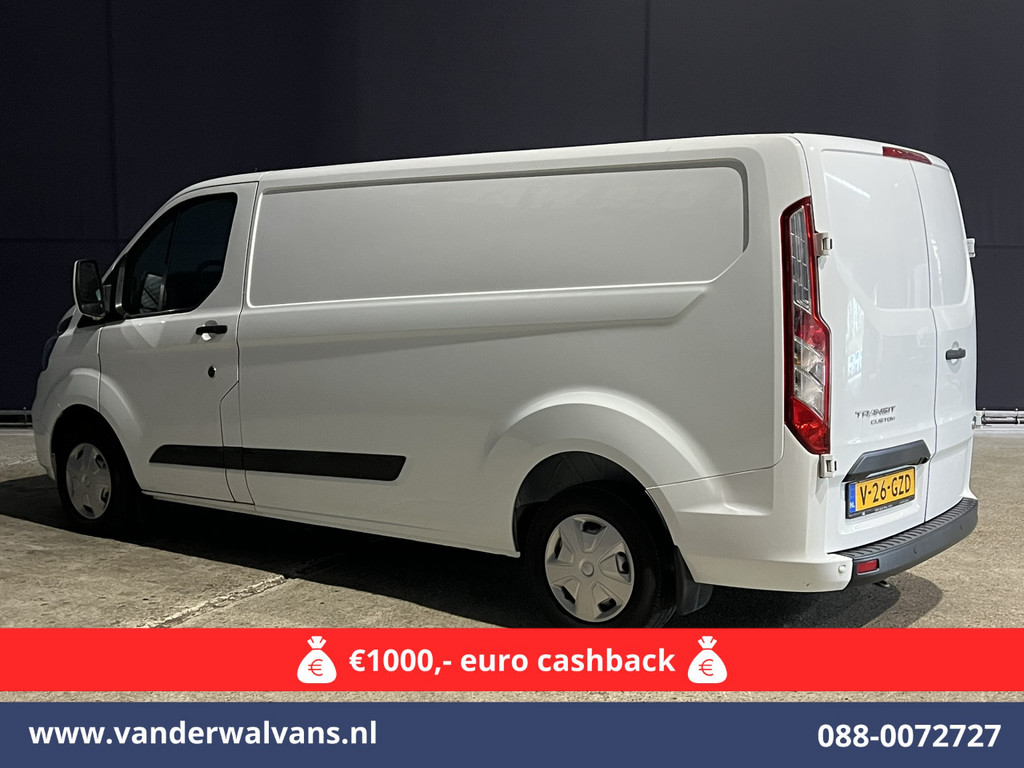 Ford Transit Custom 2.0 TDCI L2H1 Euro6 # Airco | Camera | Apple Carplay | Android Auto | LED | Cruisecontrol Parkeersensoren, verwarmde voorruit, Bijrijdersbank, 2800kg trekvermogen 12