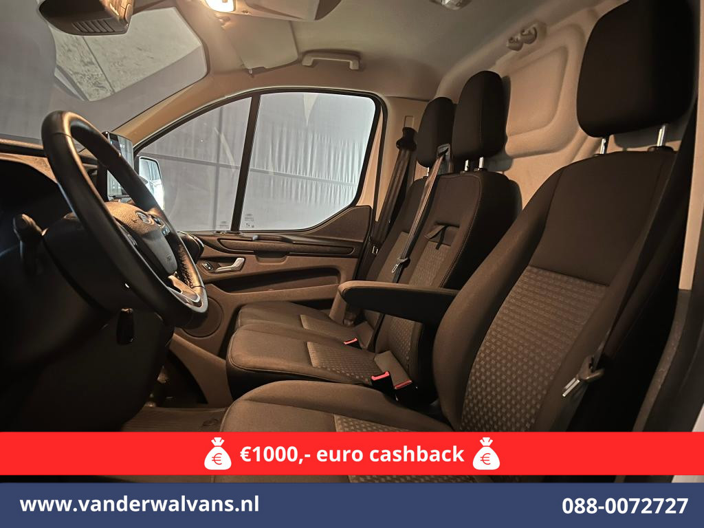 Ford Transit Custom 2.0 TDCI L2H1 Euro6 # Airco | Camera | Apple Carplay | Android Auto | LED | Cruisecontrol Parkeersensoren, verwarmde voorruit, Bijrijdersbank, 2800kg trekvermogen 17