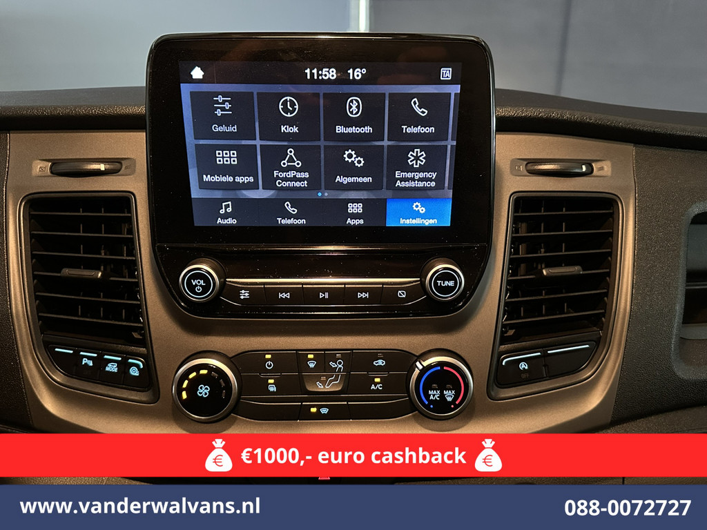 Ford Transit Custom 2.0 TDCI L2H1 Euro6 Airco | Camera | Apple Carplay | LED | Cruisecontrol 2800kg trekvermogen, Android Auto, Parkeersensoren, Verwarmde voorruit, Bijrijdersbank 19