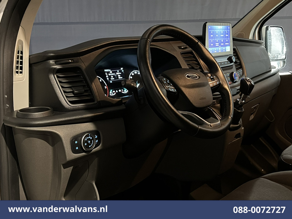 Ford Transit Custom 2.0 TDCI L2H1 Euro6 Airco | Camera | Navigatie | LED | Cruisecontrol | Stoelverwarming | Verwarmde voorruit Parkeersensoren, Bijrijdersbank 16