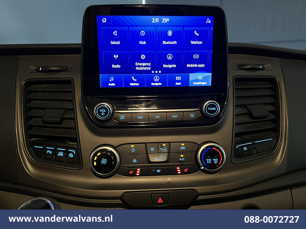 Ford Transit Custom 2.0 TDCI L2H1 Euro6 Airco | Camera | Navigatie | LED | Cruisecontrol | Stoelverwarming | Verwarmde voorruit Parkeersensoren, Bijrijdersbank 18