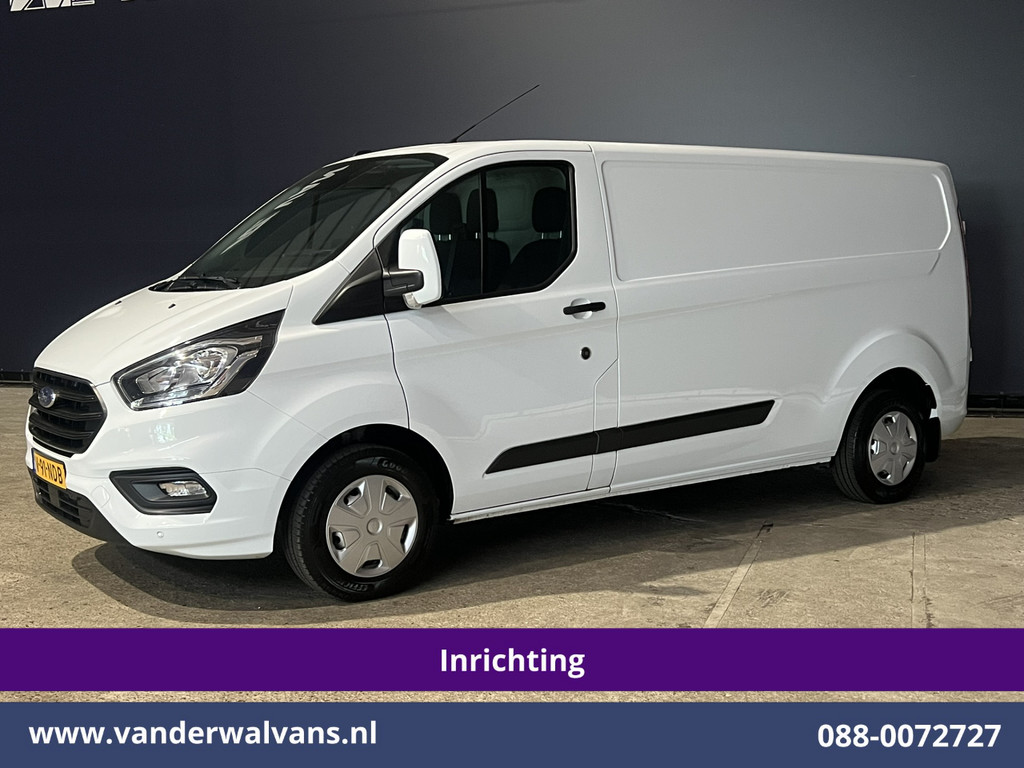 Ford Transit Custom 2.0 TDCI L2H1 Euro6 Airco | Navigatie | Camera | LED | Cruisecontrol | Android Auto Parkeersensoren, Verwarmde voorruit, Stoelverwarming, Bijrijdersbank, 2800kg trekvermogen 10