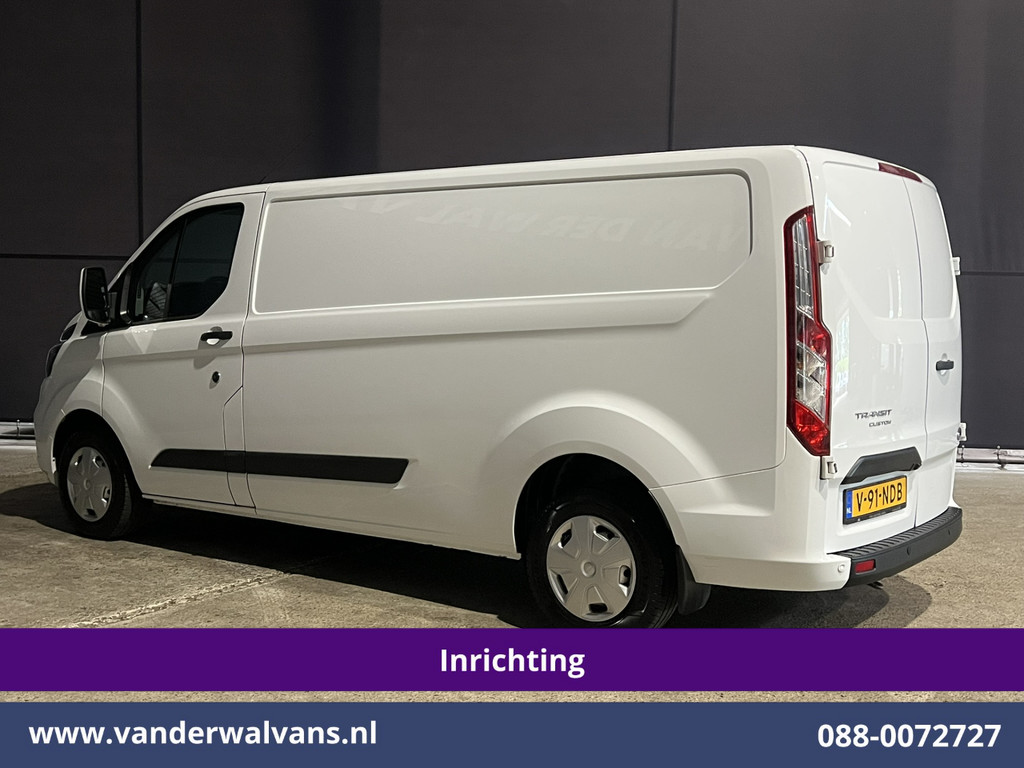 Ford Transit Custom 2.0 TDCI L2H1 Euro6 Airco | Navigatie | Camera | LED | Cruisecontrol | Android Auto Parkeersensoren, Verwarmde voorruit, Stoelverwarming, Bijrijdersbank, 2800kg trekvermogen 12