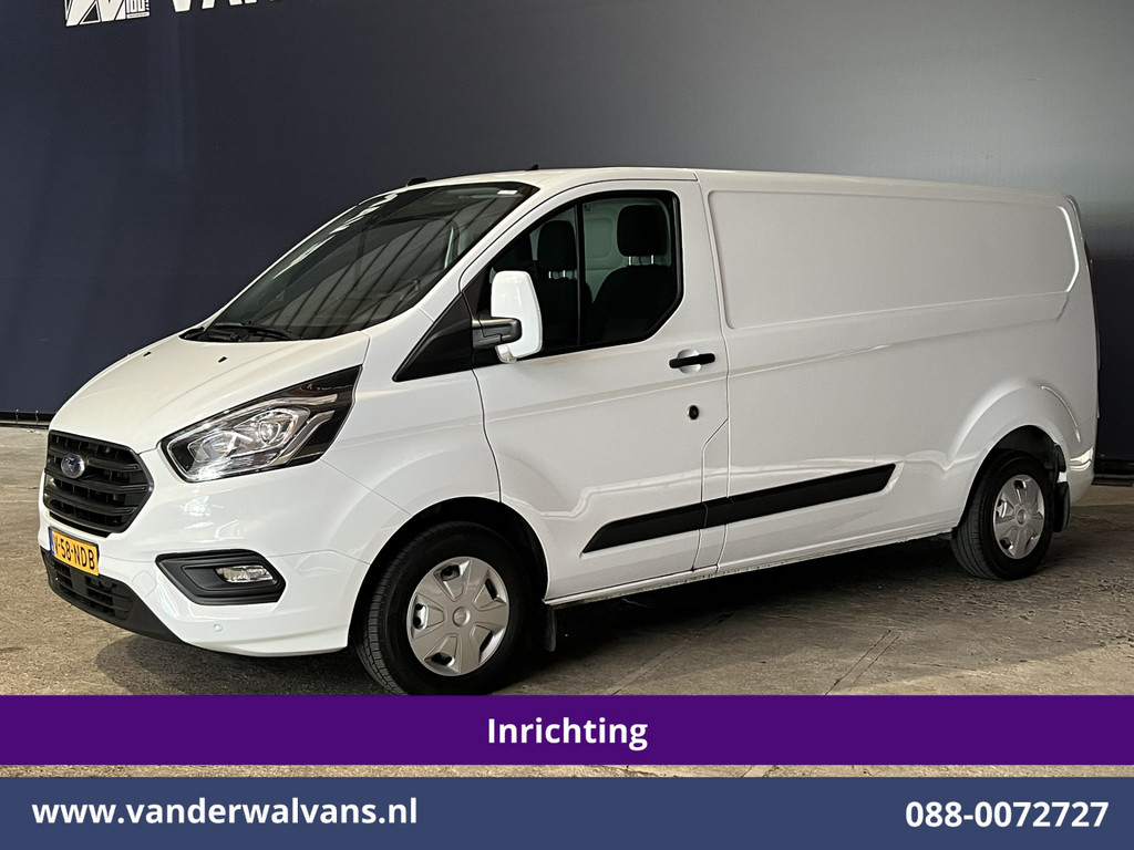 Ford Transit Custom 2.0 TDCI L2H1 Euro6 Airco | Navigatie | Camera | LED | Cruisecontrol | Android Auto Parkeersensoren, Verwarmde voorruit, Stoelverwarming, Bijrijdersbank, 2800kg trekvermogen 12
