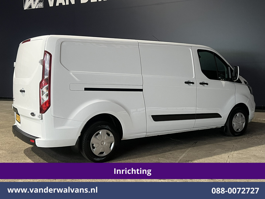 Ford Transit Custom 2.0 TDCI L2H1 Euro6 Airco | Navigatie | Camera | LED | Cruisecontrol | Android Auto Parkeersensoren, Verwarmde voorruit, Stoelverwarming, Bijrijdersbank, 2800kg trekvermogen 13