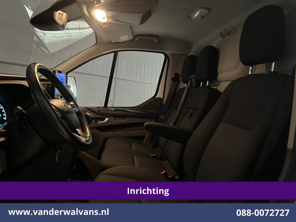 Ford Transit Custom 2.0 TDCI L2H1 Euro6 Airco | Navigatie | Camera | LED | Cruisecontrol | Android Auto Parkeersensoren, Verwarmde voorruit, Stoelverwarming, Bijrijdersbank, 2800kg trekvermogen 19